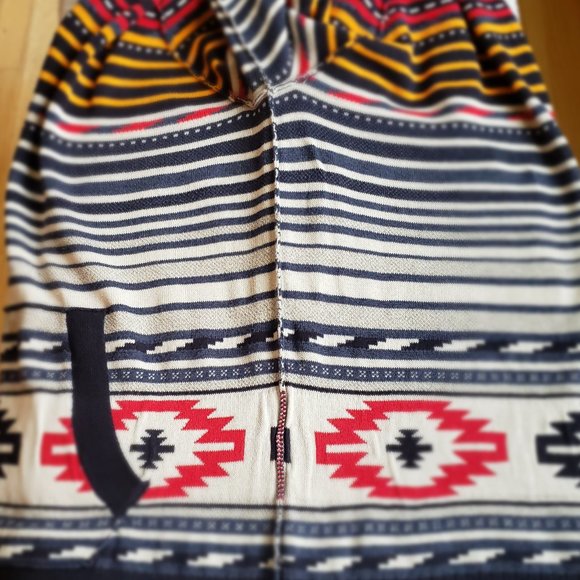 American Eagle Outfitters Men's Southwestern Hooded Sweater, Size: L - Picture 12 of 16